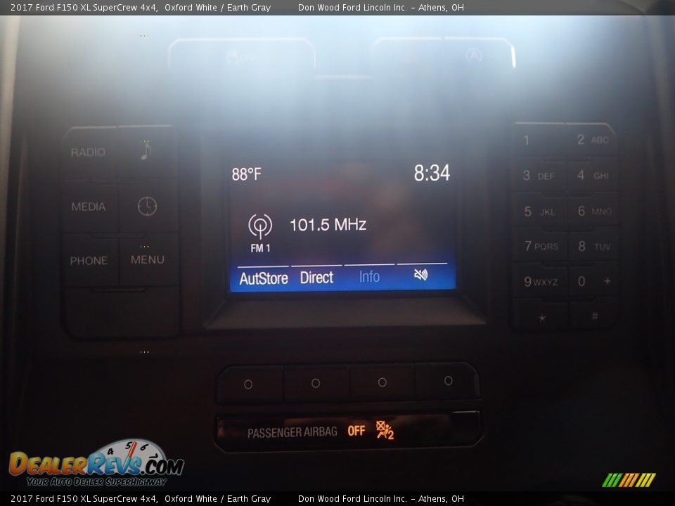 2017 Ford F150 XL SuperCrew 4x4 Oxford White / Earth Gray Photo #24