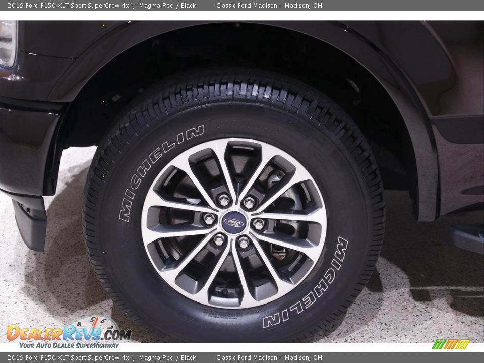 2019 Ford F150 XLT Sport SuperCrew 4x4 Magma Red / Black Photo #22