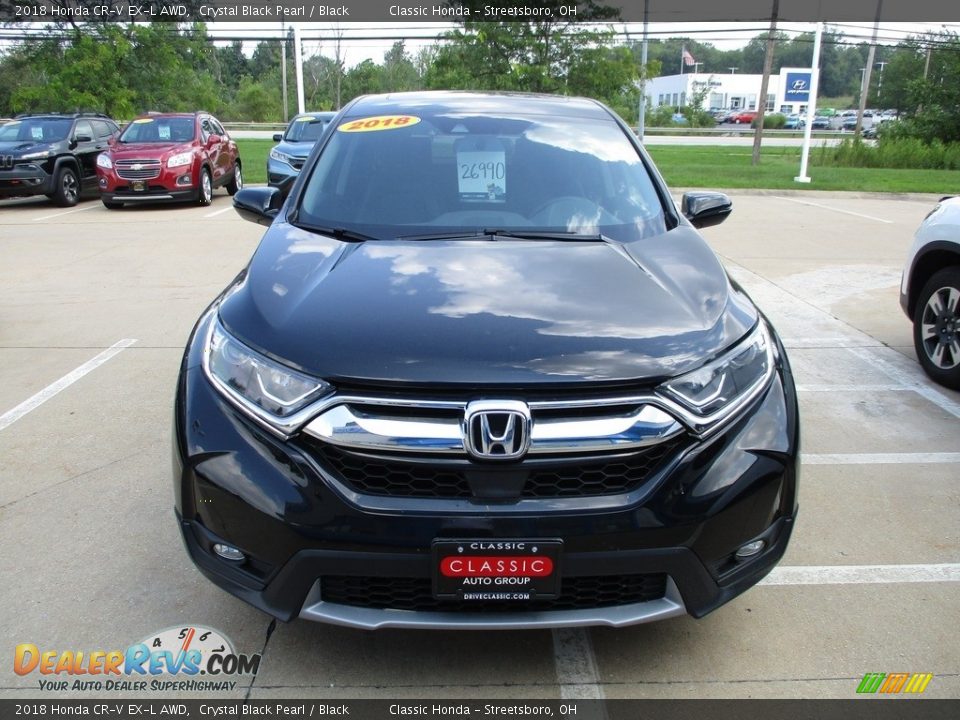 2018 Honda CR-V EX-L AWD Crystal Black Pearl / Black Photo #2