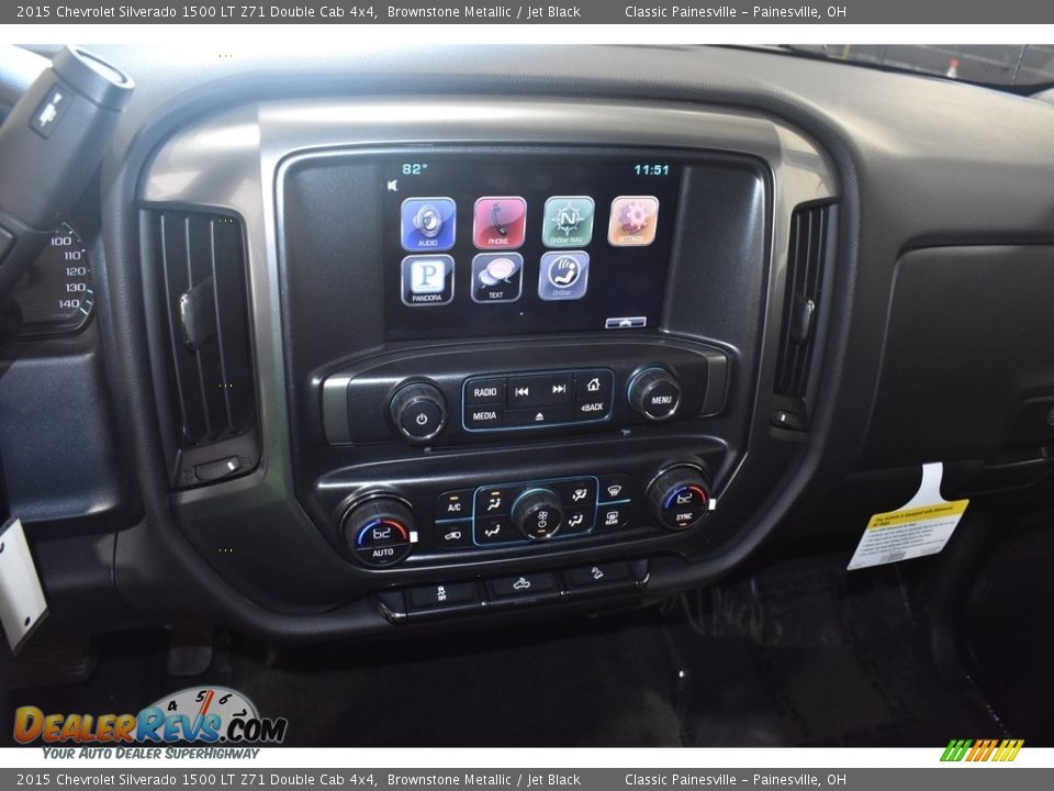 2015 Chevrolet Silverado 1500 LT Z71 Double Cab 4x4 Brownstone Metallic / Jet Black Photo #13