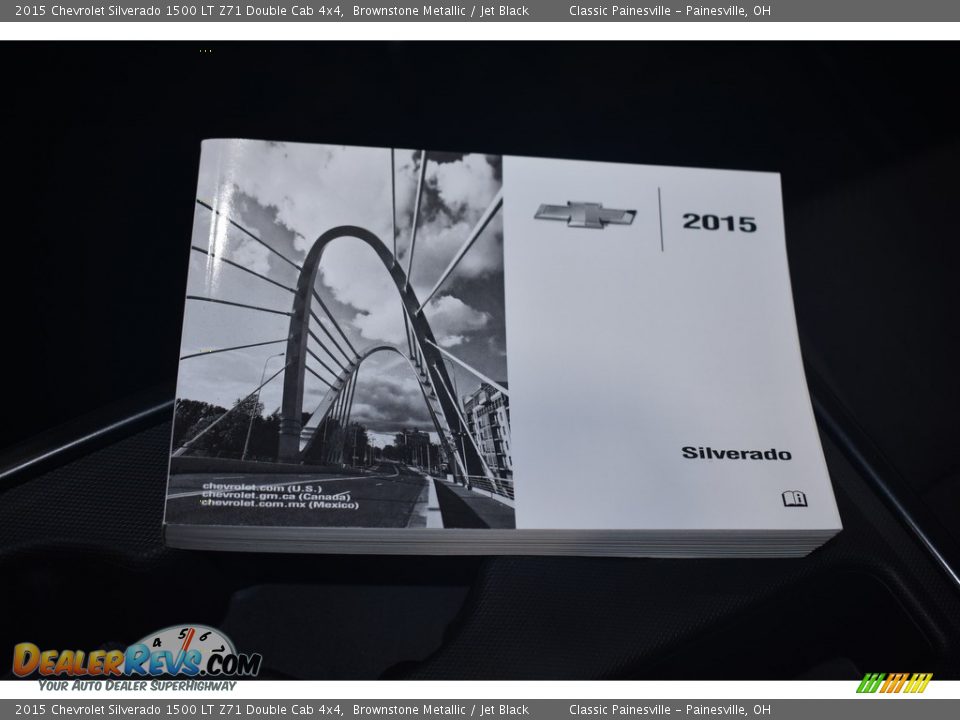 2015 Chevrolet Silverado 1500 LT Z71 Double Cab 4x4 Brownstone Metallic / Jet Black Photo #15