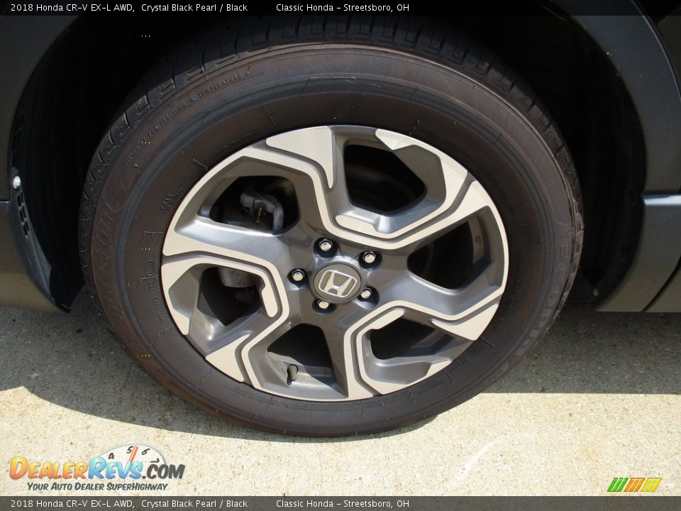 2018 Honda CR-V EX-L AWD Crystal Black Pearl / Black Photo #6