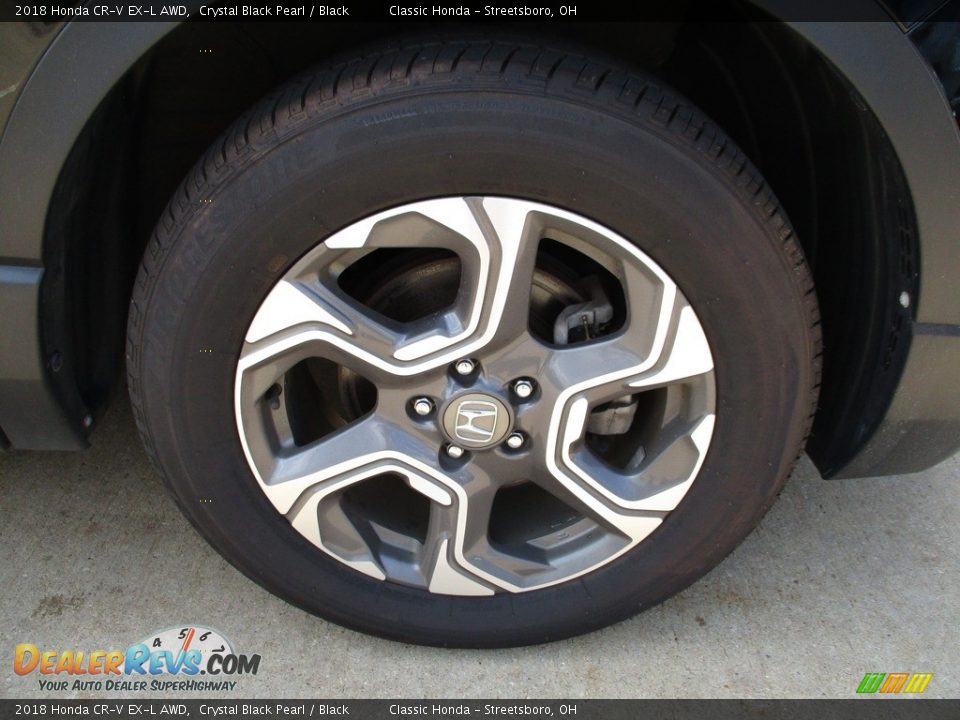 2018 Honda CR-V EX-L AWD Crystal Black Pearl / Black Photo #8