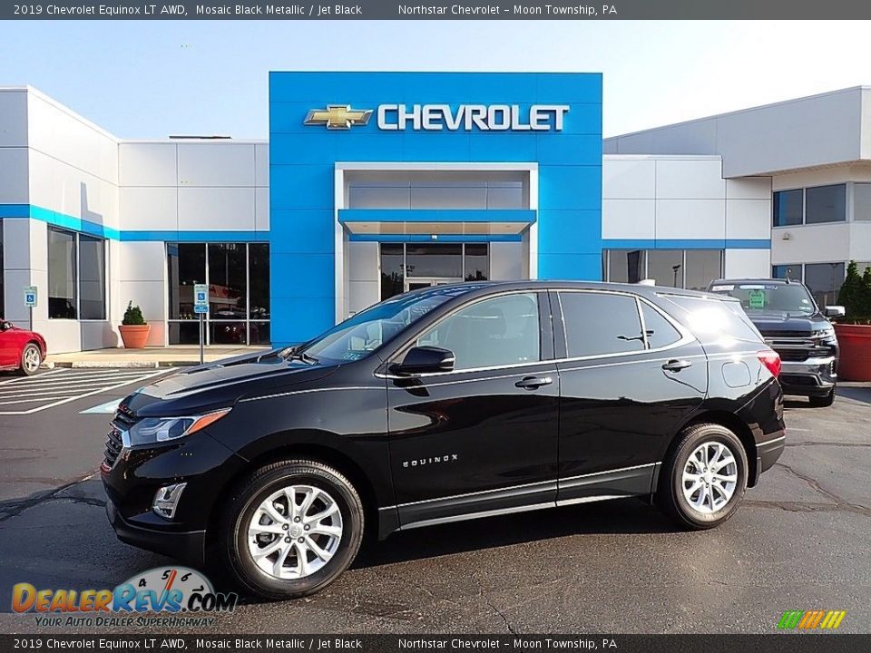 2019 Chevrolet Equinox LT AWD Mosaic Black Metallic / Jet Black Photo #1