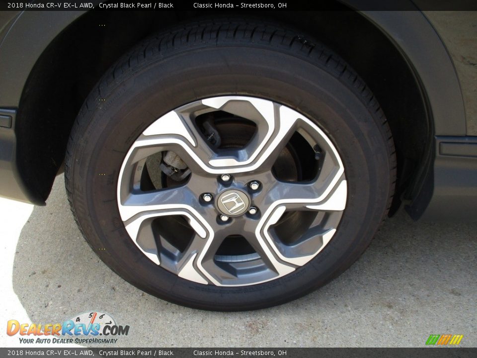2018 Honda CR-V EX-L AWD Crystal Black Pearl / Black Photo #9