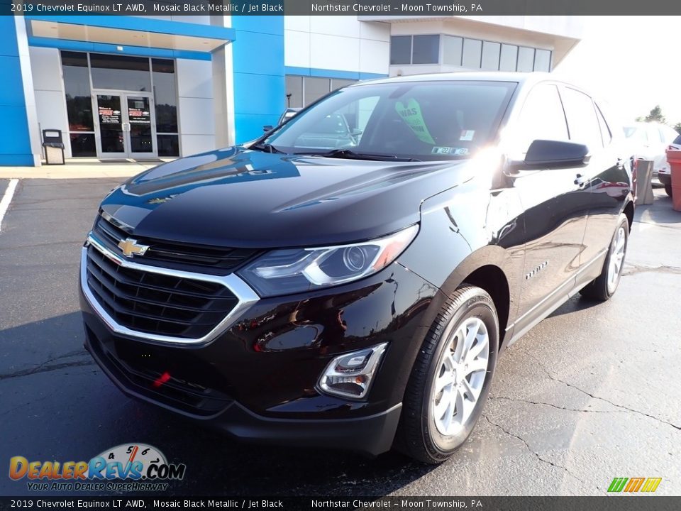 2019 Chevrolet Equinox LT AWD Mosaic Black Metallic / Jet Black Photo #2