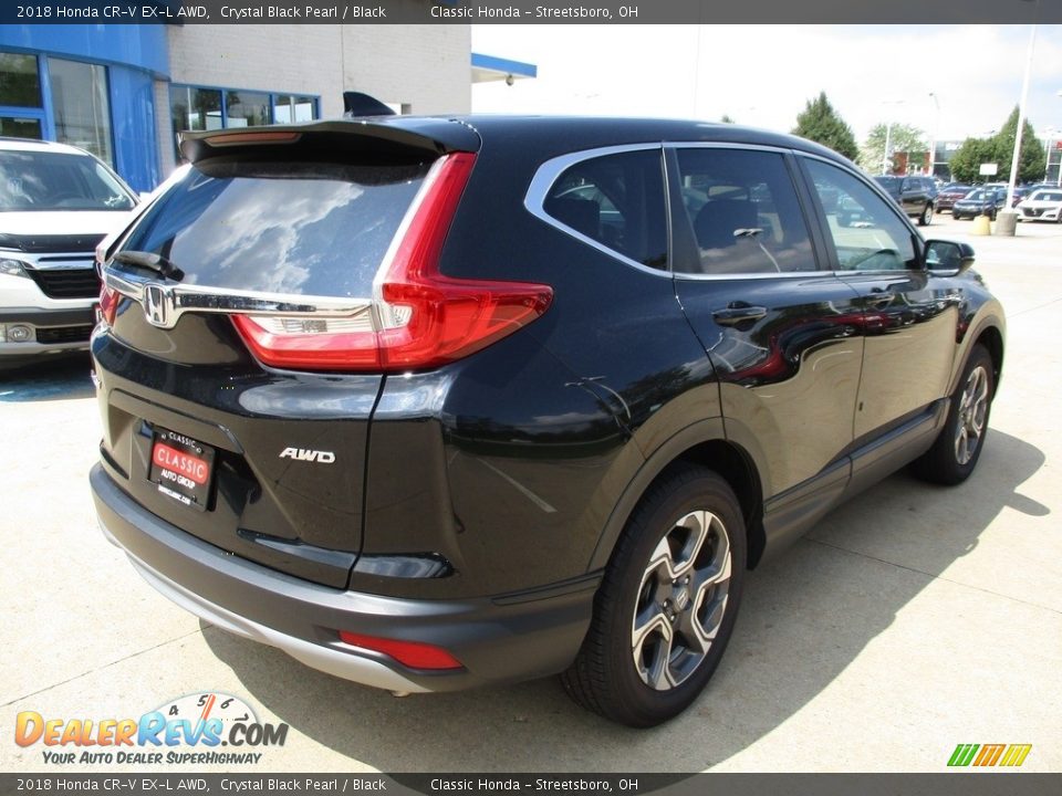 2018 Honda CR-V EX-L AWD Crystal Black Pearl / Black Photo #10