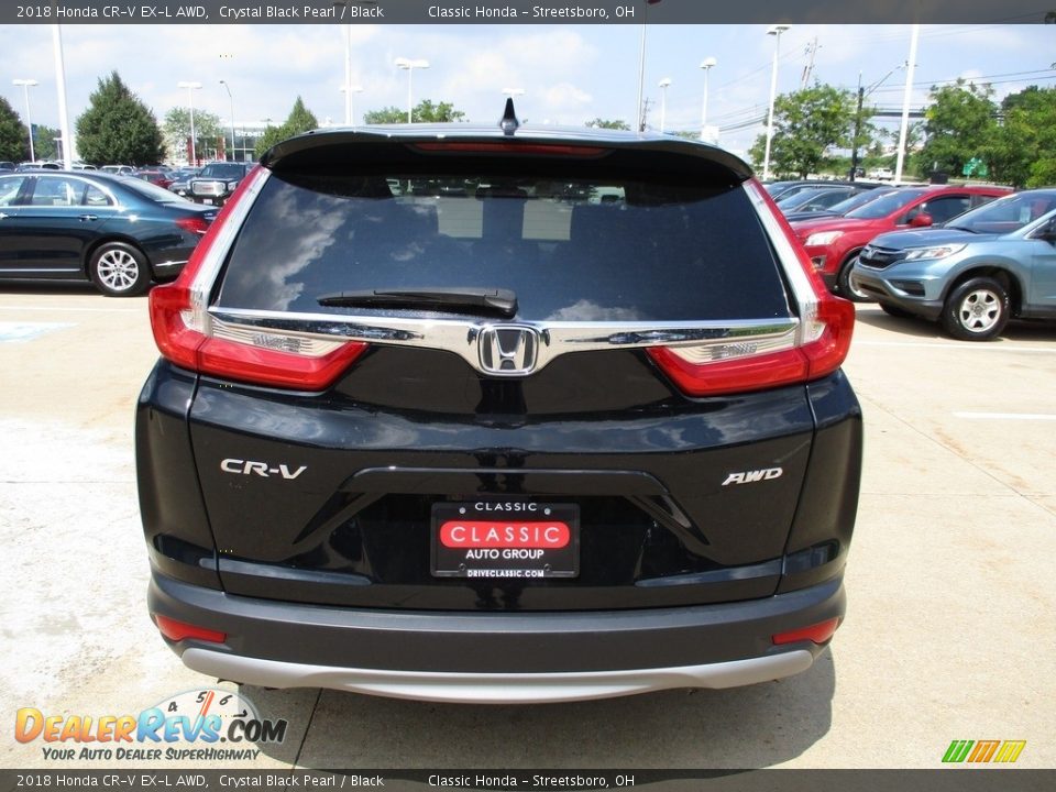 2018 Honda CR-V EX-L AWD Crystal Black Pearl / Black Photo #11