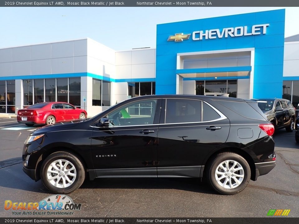 2019 Chevrolet Equinox LT AWD Mosaic Black Metallic / Jet Black Photo #3