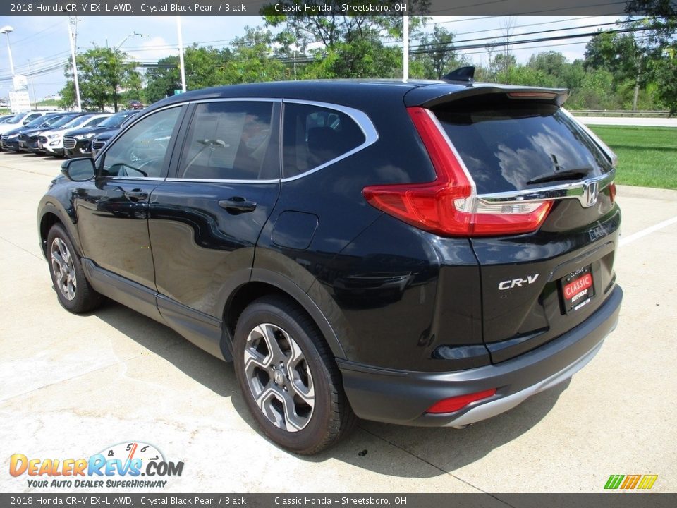 2018 Honda CR-V EX-L AWD Crystal Black Pearl / Black Photo #12