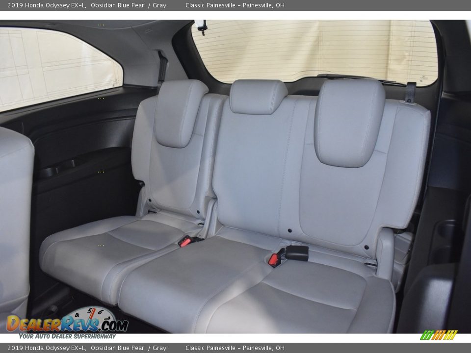 2019 Honda Odyssey EX-L Obsidian Blue Pearl / Gray Photo #10