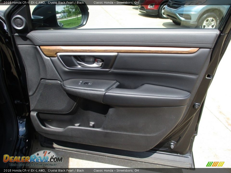 2018 Honda CR-V EX-L AWD Crystal Black Pearl / Black Photo #14