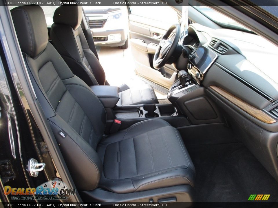 2018 Honda CR-V EX-L AWD Crystal Black Pearl / Black Photo #16