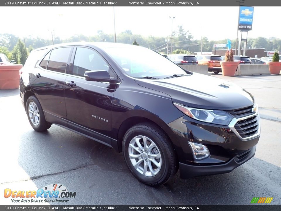 2019 Chevrolet Equinox LT AWD Mosaic Black Metallic / Jet Black Photo #11