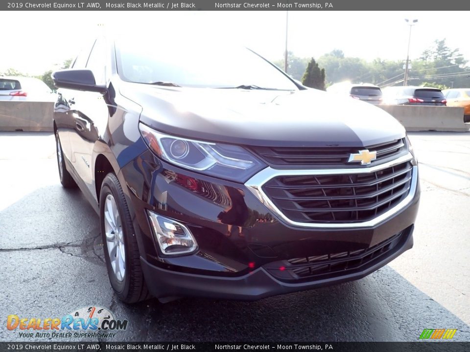 2019 Chevrolet Equinox LT AWD Mosaic Black Metallic / Jet Black Photo #12