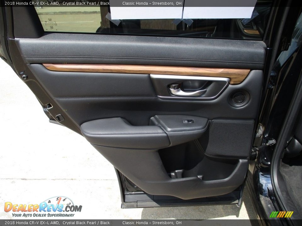 2018 Honda CR-V EX-L AWD Crystal Black Pearl / Black Photo #23