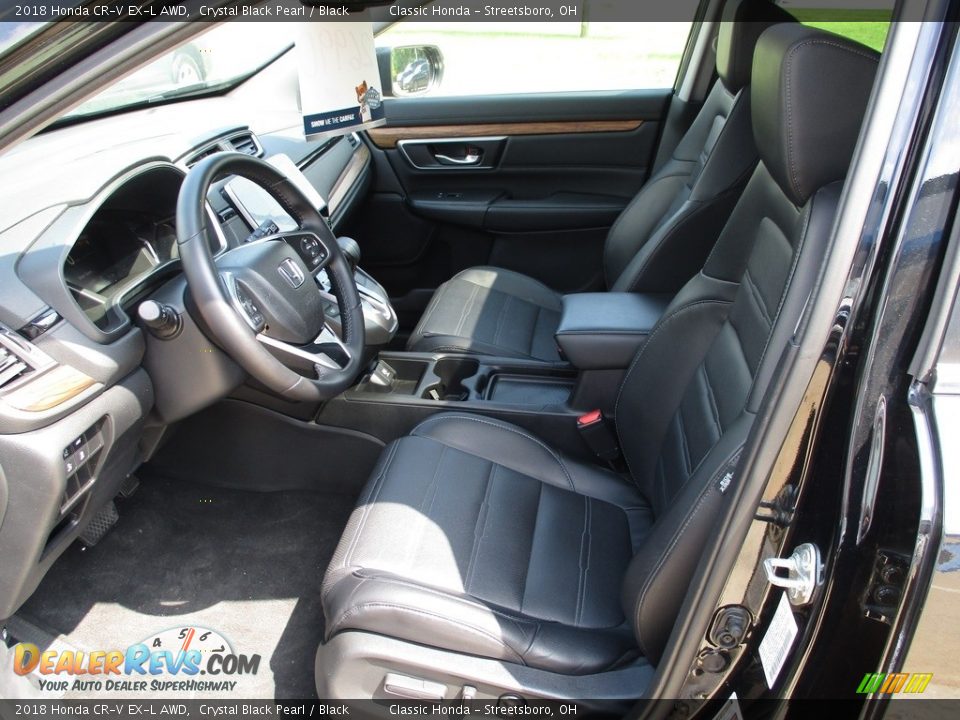 2018 Honda CR-V EX-L AWD Crystal Black Pearl / Black Photo #28