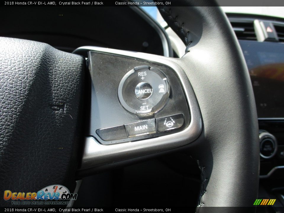 2018 Honda CR-V EX-L AWD Crystal Black Pearl / Black Photo #32