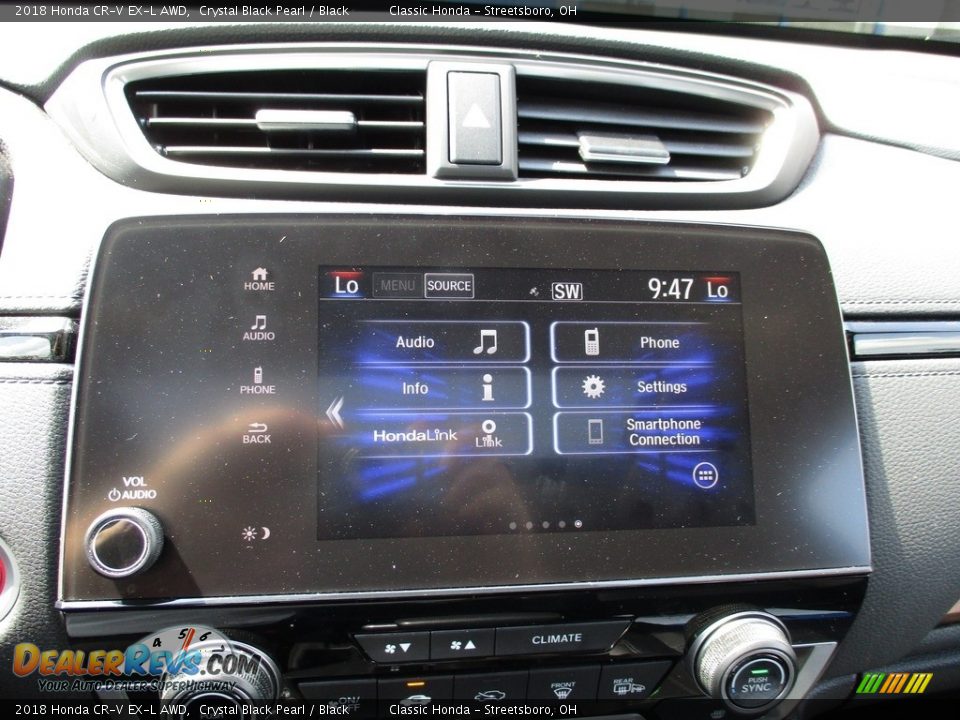 2018 Honda CR-V EX-L AWD Crystal Black Pearl / Black Photo #36