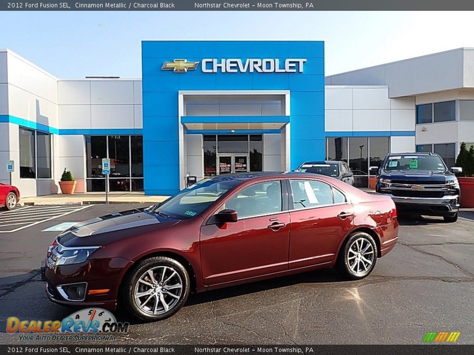 2012 Ford Fusion SEL Cinnamon Metallic / Charcoal Black Photo #1