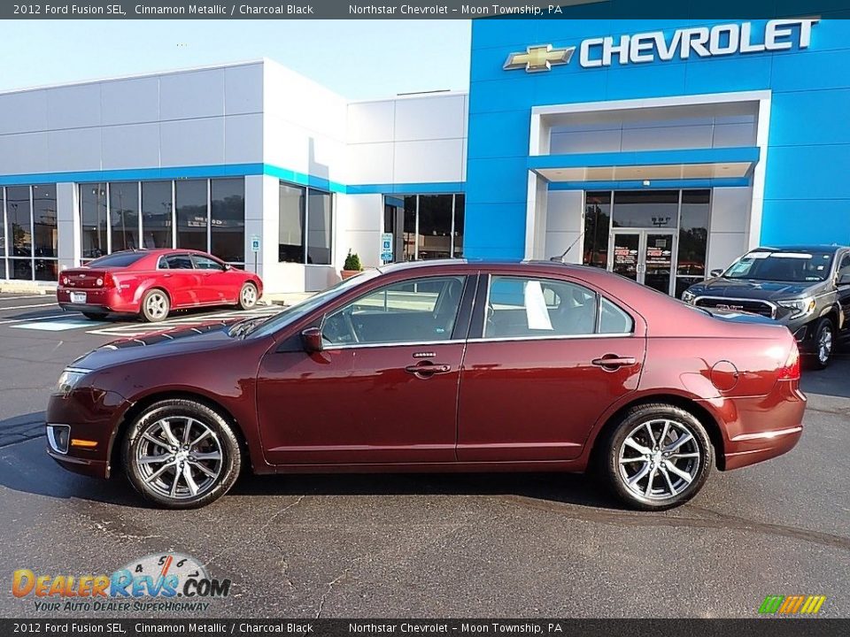 2012 Ford Fusion SEL Cinnamon Metallic / Charcoal Black Photo #3