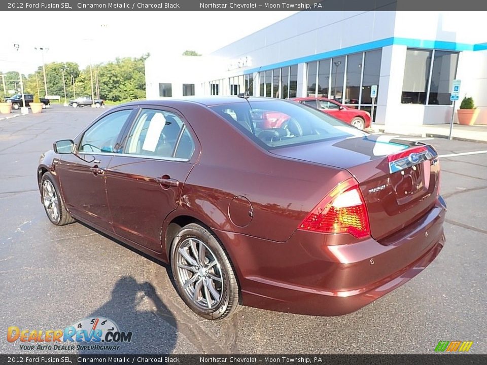 2012 Ford Fusion SEL Cinnamon Metallic / Charcoal Black Photo #4