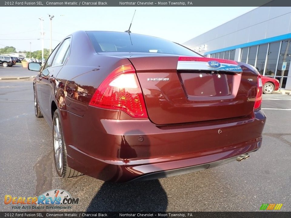 2012 Ford Fusion SEL Cinnamon Metallic / Charcoal Black Photo #5