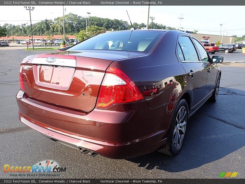 2012 Ford Fusion SEL Cinnamon Metallic / Charcoal Black Photo #7