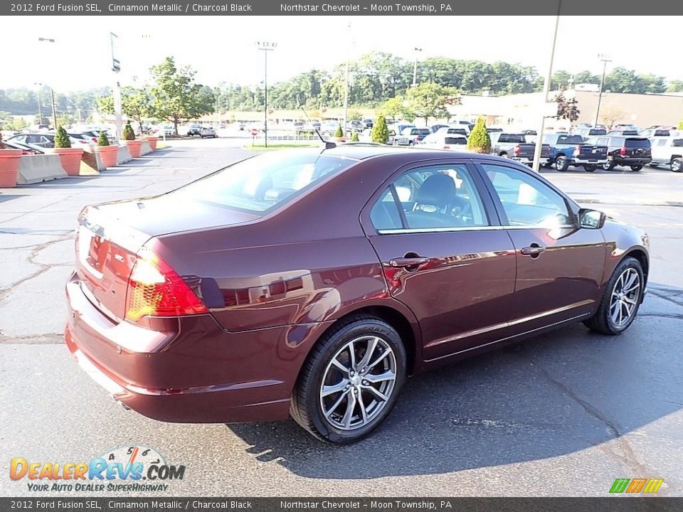 2012 Ford Fusion SEL Cinnamon Metallic / Charcoal Black Photo #8