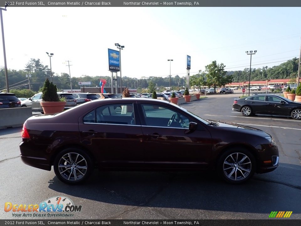 2012 Ford Fusion SEL Cinnamon Metallic / Charcoal Black Photo #9