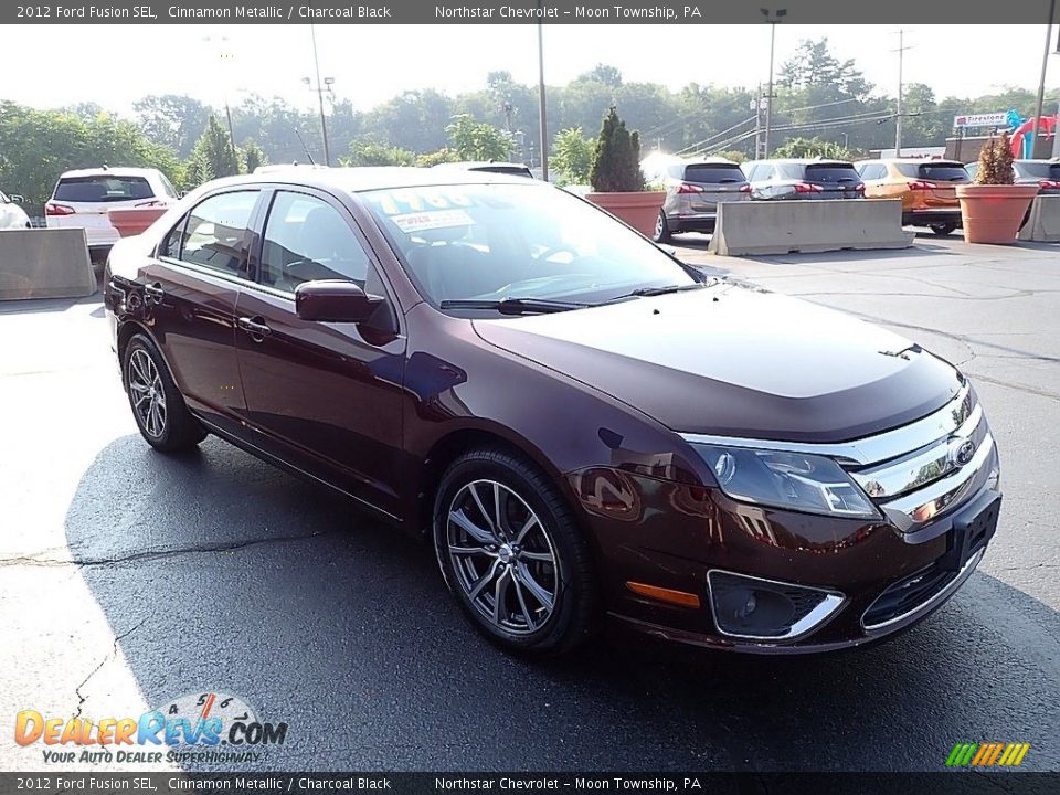 2012 Ford Fusion SEL Cinnamon Metallic / Charcoal Black Photo #10