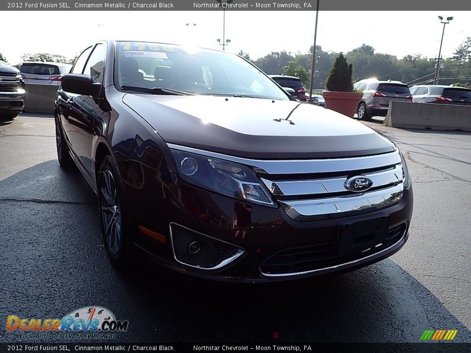 2012 Ford Fusion SEL Cinnamon Metallic / Charcoal Black Photo #11