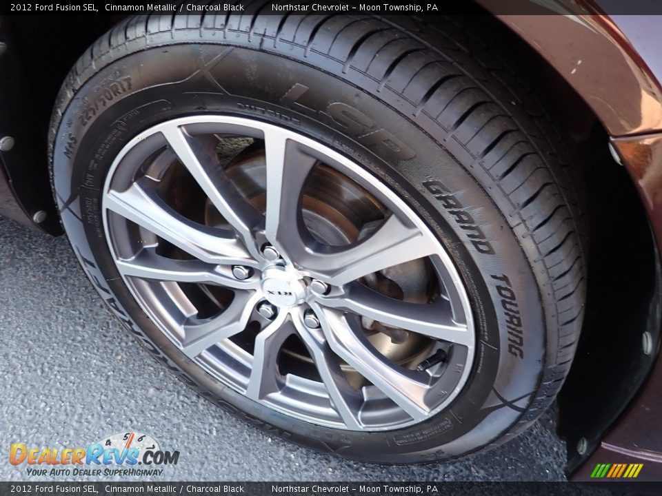 2012 Ford Fusion SEL Cinnamon Metallic / Charcoal Black Photo #13