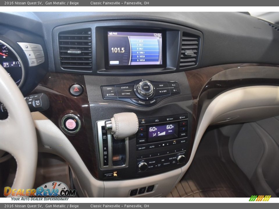 Controls of 2016 Nissan Quest SV Photo #13