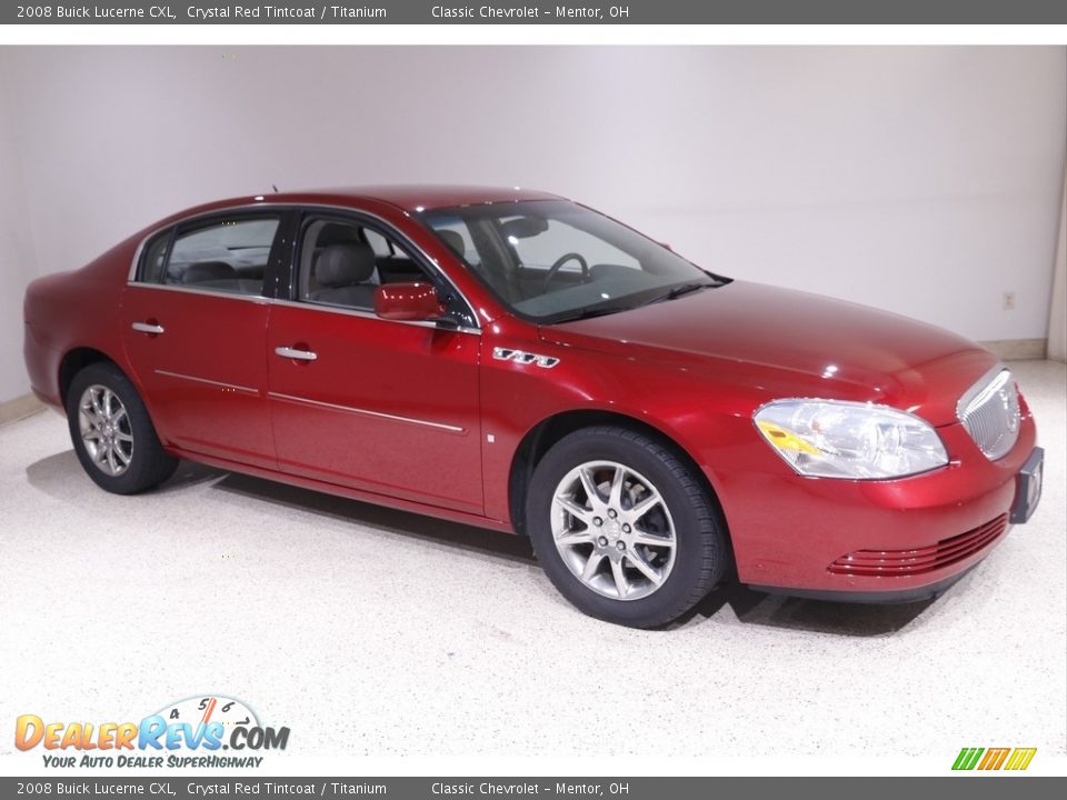 2008 Buick Lucerne CXL Crystal Red Tintcoat / Titanium Photo #1