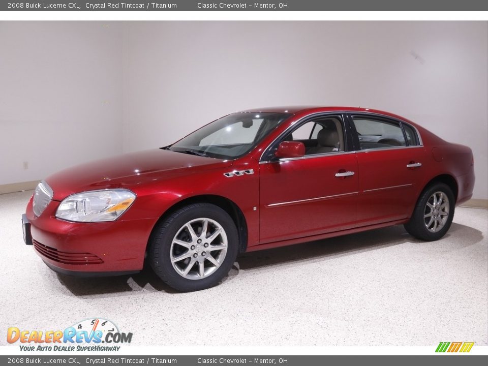 2008 Buick Lucerne CXL Crystal Red Tintcoat / Titanium Photo #3