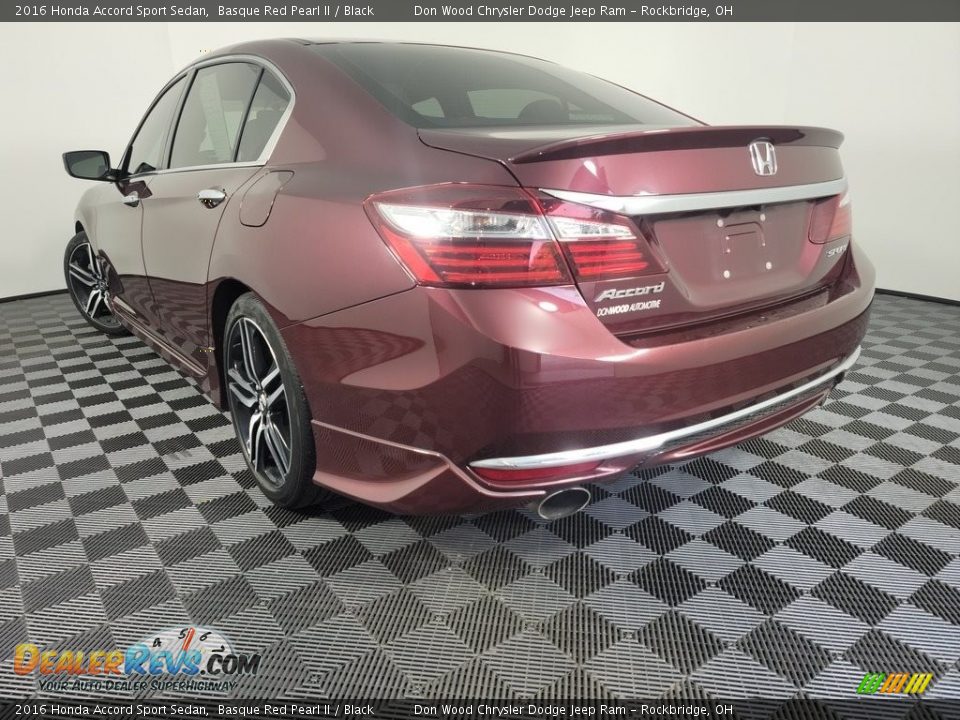 2016 Honda Accord Sport Sedan Basque Red Pearl II / Black Photo #7