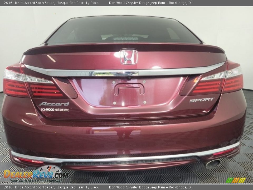 2016 Honda Accord Sport Sedan Basque Red Pearl II / Black Photo #8