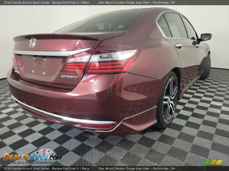 2016 Honda Accord Sport Sedan Basque Red Pearl II / Black Photo #9
