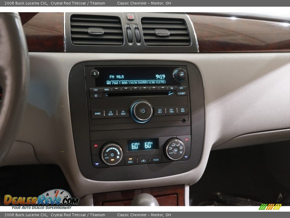 2008 Buick Lucerne CXL Crystal Red Tintcoat / Titanium Photo #9