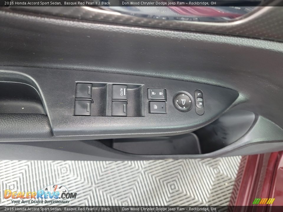 2016 Honda Accord Sport Sedan Basque Red Pearl II / Black Photo #14