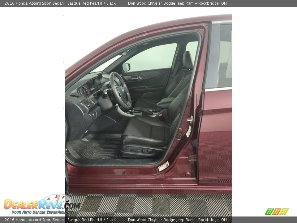 2016 Honda Accord Sport Sedan Basque Red Pearl II / Black Photo #15