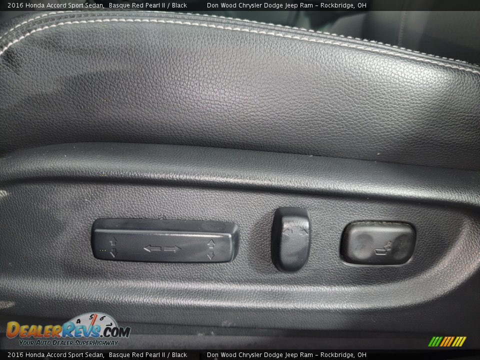 2016 Honda Accord Sport Sedan Basque Red Pearl II / Black Photo #16