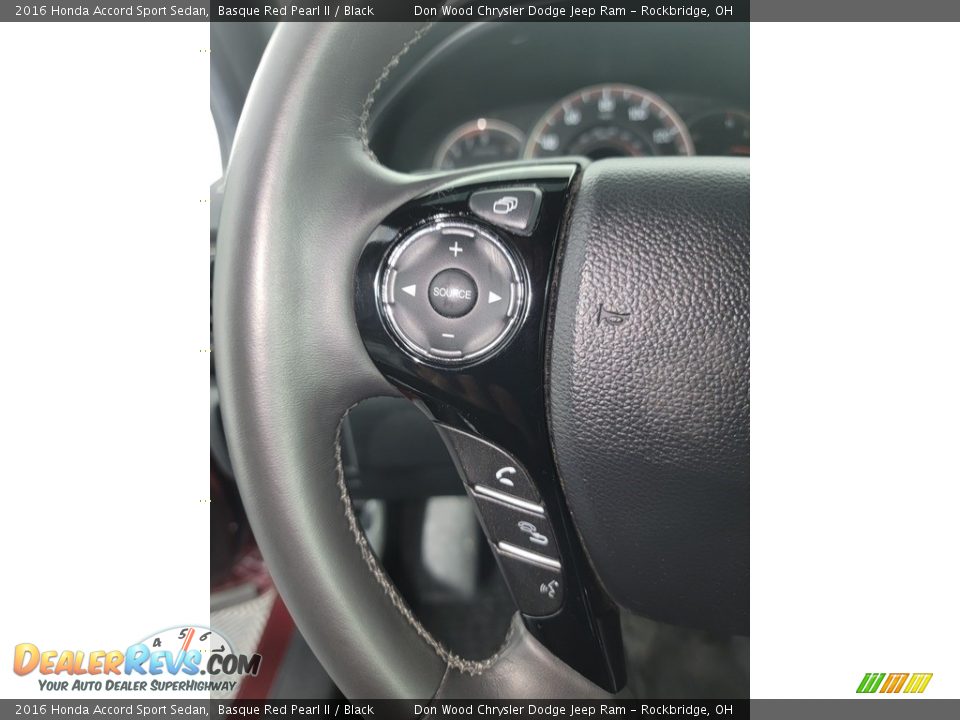 2016 Honda Accord Sport Sedan Steering Wheel Photo #18