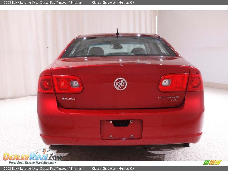 2008 Buick Lucerne CXL Crystal Red Tintcoat / Titanium Photo #15