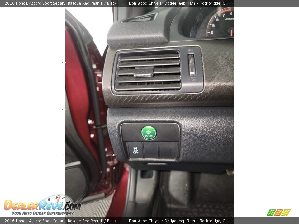 2016 Honda Accord Sport Sedan Basque Red Pearl II / Black Photo #20