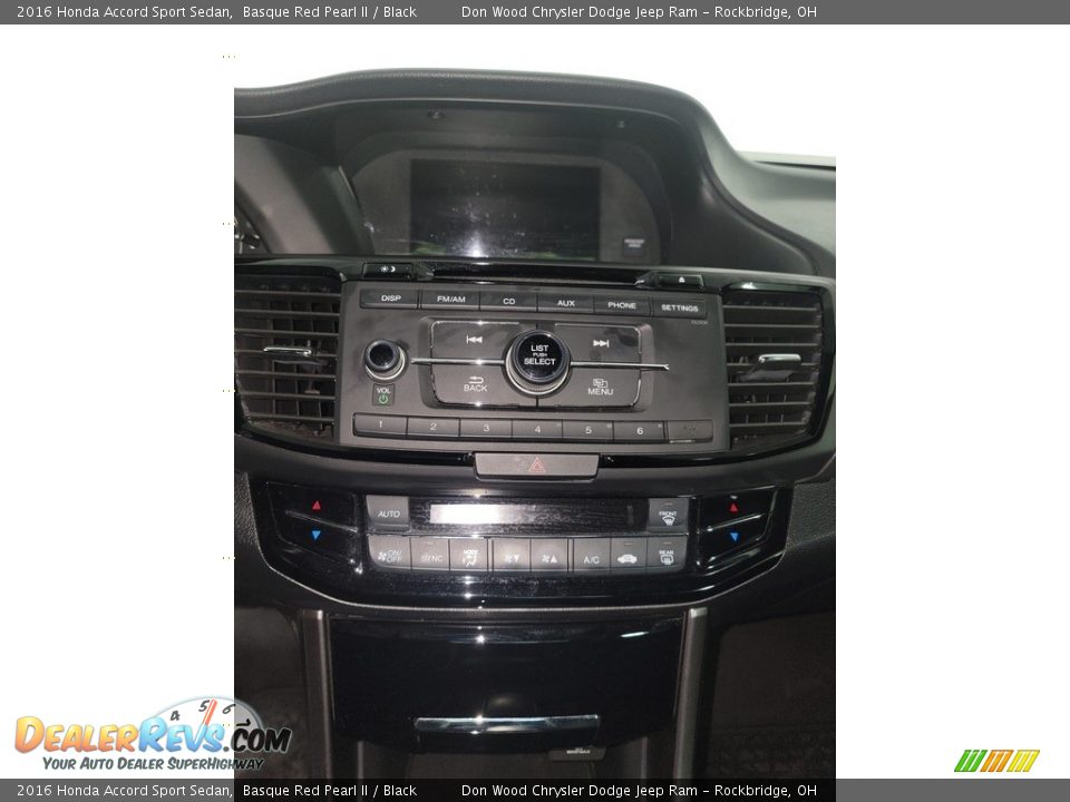 2016 Honda Accord Sport Sedan Basque Red Pearl II / Black Photo #21