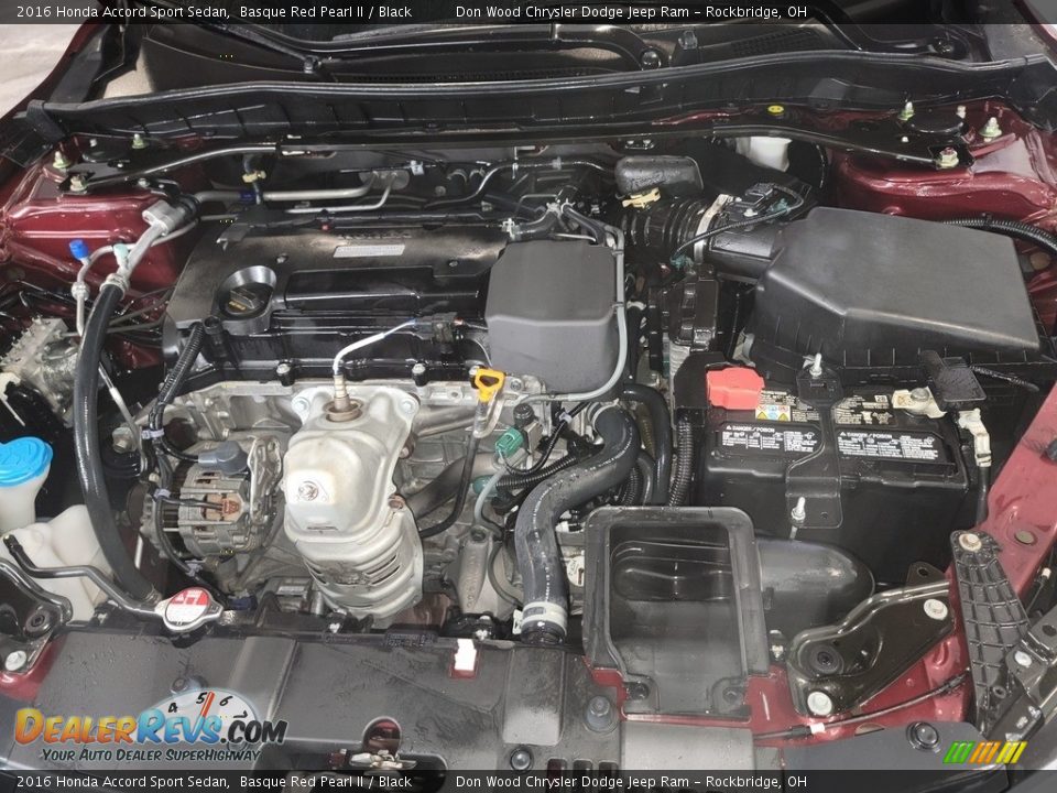 2016 Honda Accord Sport Sedan 2.4 Liter DI DOHC 16-Valve i-VTEC 4 Cylinder Engine Photo #33