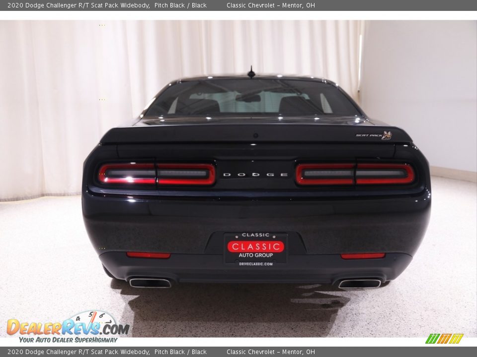 2020 Dodge Challenger R/T Scat Pack Widebody Pitch Black / Black Photo #22