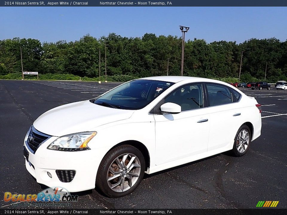 2014 Nissan Sentra SR Aspen White / Charcoal Photo #1